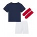 Frankrike Barnkläder Hemma matchtröja till baby VM 2022 Kortärmad (+ Korta byxor) Billigt